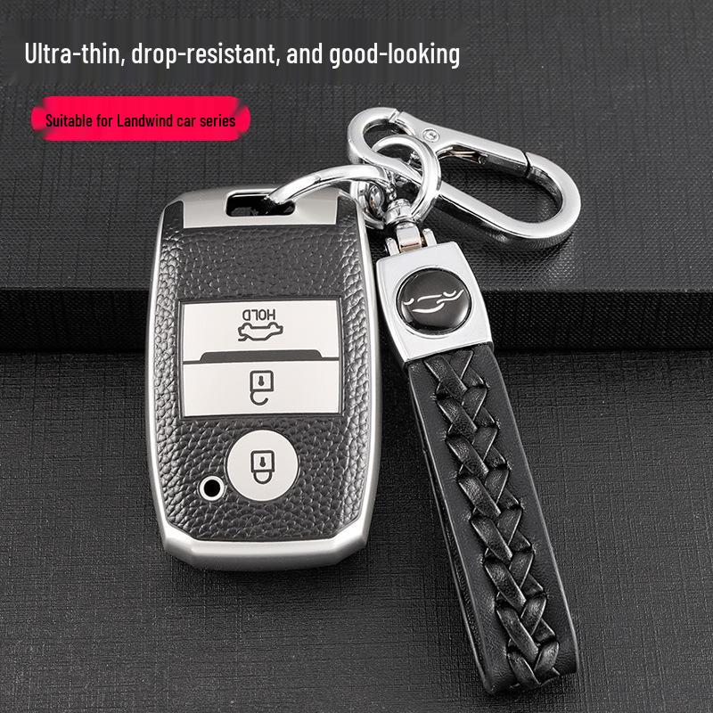 Kia KX5/KX7 Key Cover with Decorative Buckle - Fits Yipao, Kaisen, K5, Furuidi, and K3 Models