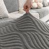 Striped Thick Suede Anti-Fouling Wear-Resistant Non-Slip Sofa Winter Sofa Cushion Cover Universal Sofa Cover