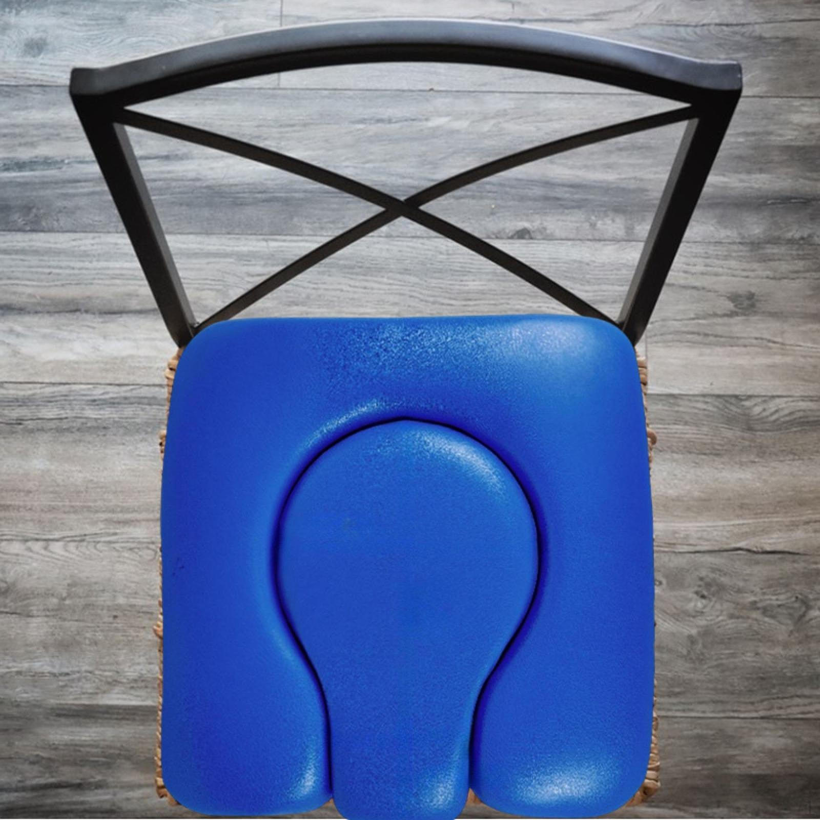 

Подушка для сиденья прикроватного комода, приподнятый унитаз, толстая губка, мягкая для душа, инвалидных колясок синий