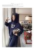 Women's Plus Size Autumn Slimming Hooded Two-Piece Skirt Set (Fits Up To 300 Lbs)