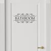 English Slogan Bathroom and Toilet Door Stickers for Home Beautification Wall Stickers