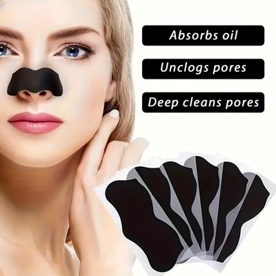 30PCS Unisex Blackhead Remove Mask Nasal Strips Shrink Cleansing Pore Nose Black Head Remove Stickers Skin Care Mask Patch