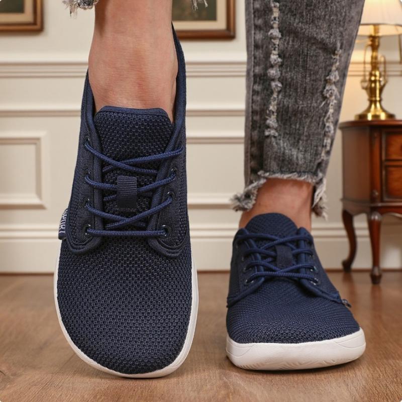 Women Wide Toe Shoes Breathable  Walking Shoe In  Flat Soft Mesh Single Shoes Ultra Comfortable Wide Toe Sneakers