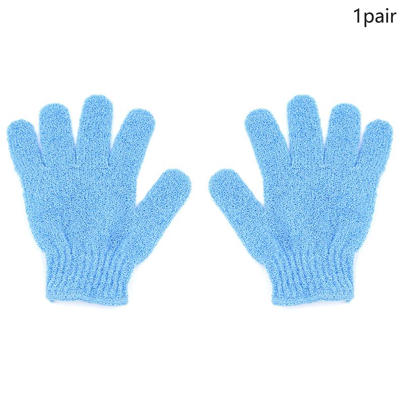 1Pair Exfoliating Gloves Bath Sponge Body Dead Skin Remover Bathroom Shower Brush Massager Scrub Exfoliator Magic Bathing
