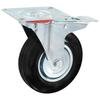 VidaXL Roulettes pivotantes avec double frein 4 pcs 125 mm