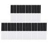 100Pcs Cloth Cap Sweat Pad 23.5x3.7cm Hat Sweatband Insert Adhesive Hat Liner Outdoor Activities