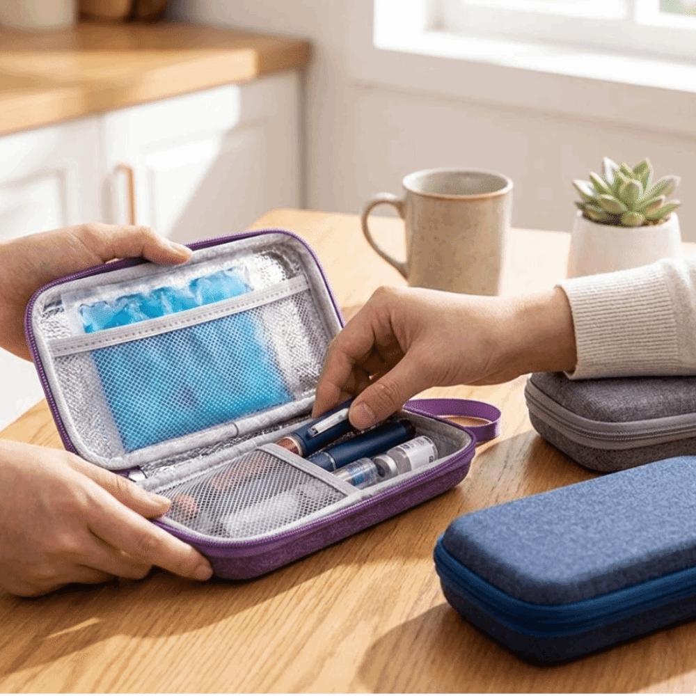Dust-proof Insulin Cooling Bag Waterproof Essential Oil Case For Diabetics