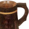 17.78 Cm Wooden Beer Mug for Parties Daily Use Food Safe
