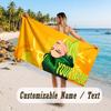 Custom Name Large Beach Towel,Billie Eilish Quick Absorbent Towel For Outdoor Travel Poolside