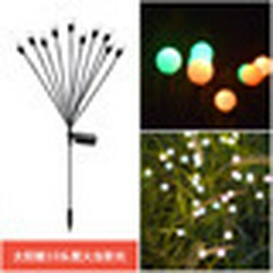 Solar Firefly Garden Lights: LED Courtyard Decor for Festive Ambiance.