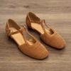 2025 new summer retro woven beautiful Roman sandals women's skirt hollow Mary Jane thick heel bag head single shoes