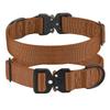 Heavy Duty Dog Collar Nylon Double Layer Webbing Cobra Buckle Medium To Large Dogs