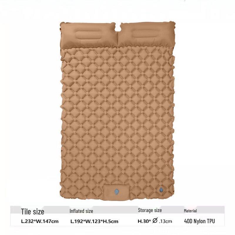 OEING Lightweight Press-Type Inflatable Camping Mat