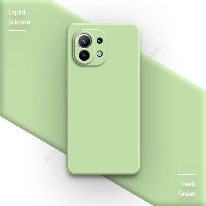 Phone Case for Xiaomi 11 Lite NE Pro Ultra 11T Pro 11X Pro 11i 5G Mi11 11Lite 11Pro 11Ultra Liquid Silicon Soft Basic Back Cover