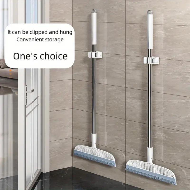 A magic broom suitable for bathrooms, kitchens, and living rooms, with a detachable head that easily removes hair and dust