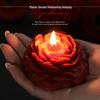 Rose Scented Low-Temperature Soy Candle for Romantic Couples