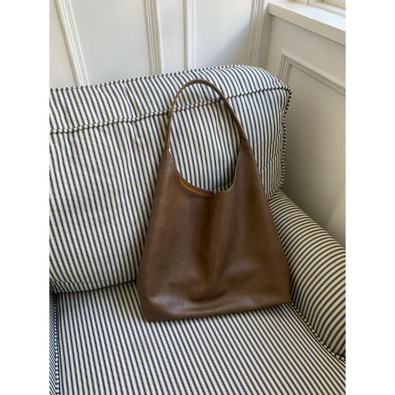 Niche Silver Underarm Bag Women's Summer New Trendy Tote Bag Versatile Student Large-capacity Shoulder Bag