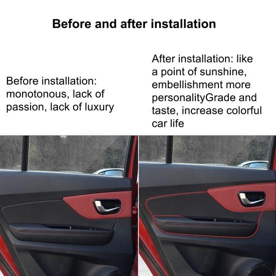 5M automobilio salono dekoratyvinės juostelės, galvanizuotos automobilio apdailos juostelių rinkinys, „pasidaryk pats“ dekoravimo lanksčios juostelės, liejimo, automobilių stiliaus juostelės