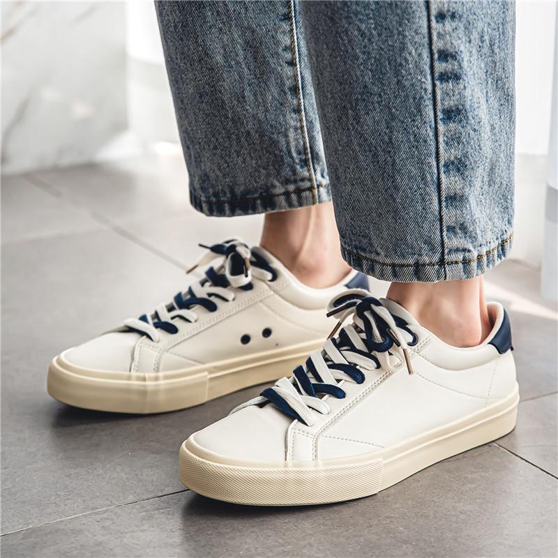 Весна Осень Мужские Кроссовки Повседневная Обувь Легкие Дышащие Мужские Туфли Плоские — фото 7