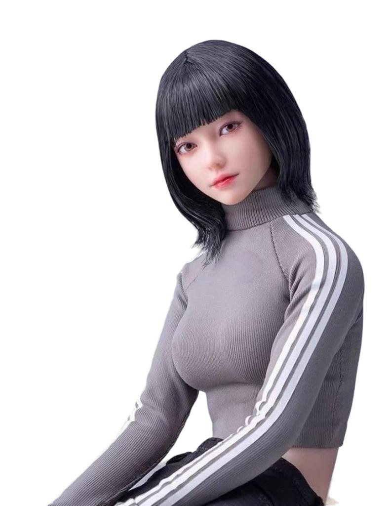 Hračky Koníčky Měřítko Akční Figurka Hlava pro TBLeague i8TOYS Junior Bishoujo Akční Oko Asijská Krása Ženská Hlava a Oblečení Ne & [TOYBARJAPAN] 1/6 Tělo,