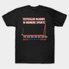 Lesões Testiculares Em Esportes Femininos Camiseta de Humor Negro Para Homens Mulheres Camisetas 100% Algodão Tops de Manga Curta 0105-2 - P Masculino...