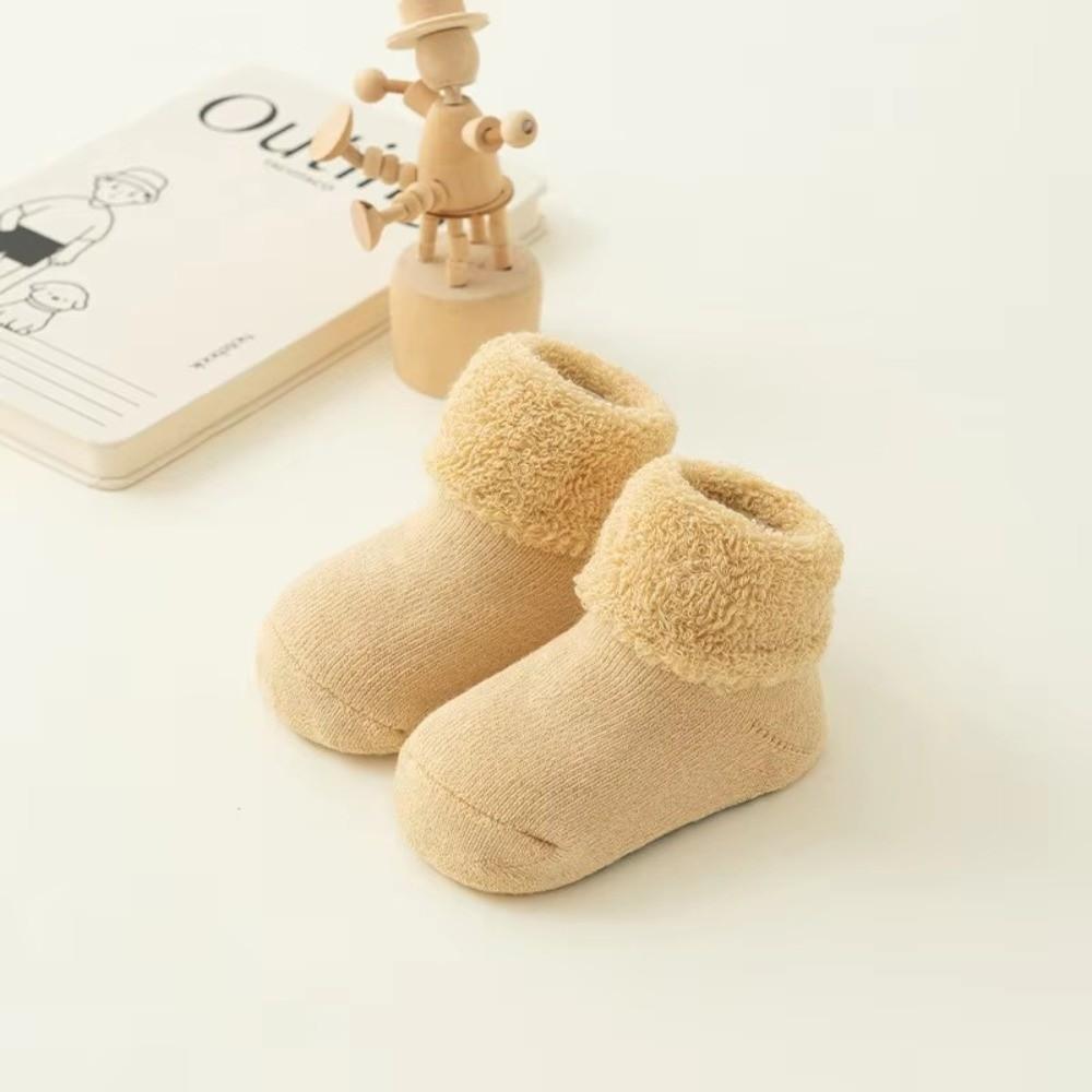 Plush Looped Snow Floor Socks 0-3Year Toddler Baby Socks Fashion Kids Woolen Socks
