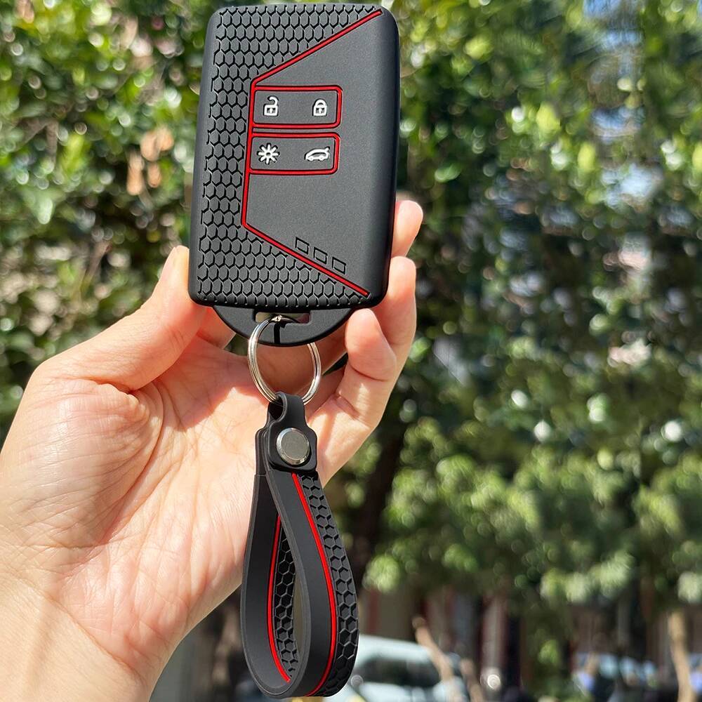 Silicone Car Remote Key Cover Case Keychain For Renault Captur Arkana Kadjar Zoe Espace Clio Megane