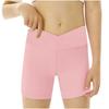 Children's Solid Color Yoga Shorts Tight Fitness Sports Fashion Three-point Pants Hot Pants