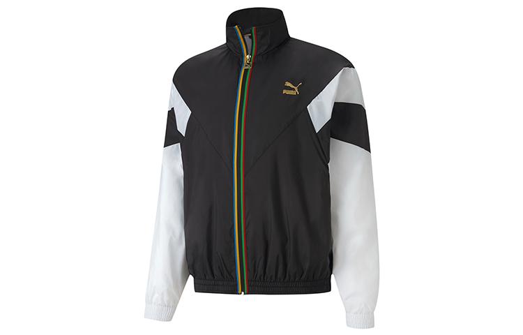 PUMA Jackets Men s Black Stand Collar Moderate Other 597610-01 S