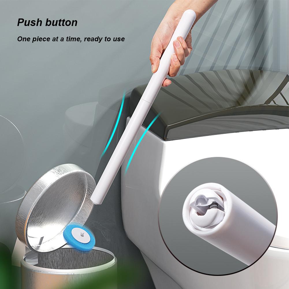 Disposable Aromatherapy Toilet Cleaner Wall-mounted Vertical Toilet Brush Long Handle Ergonomics Toilet Bowl Cleaning Kit
