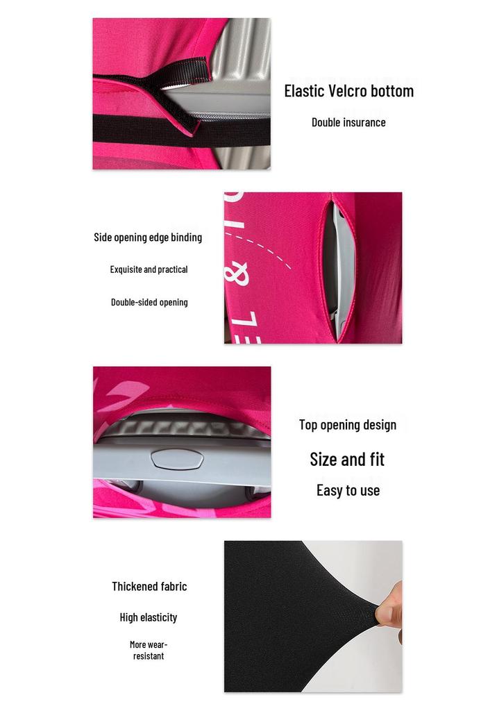 Slim Wear-Resistant Elastic Luggage Protector and Dust Cover
