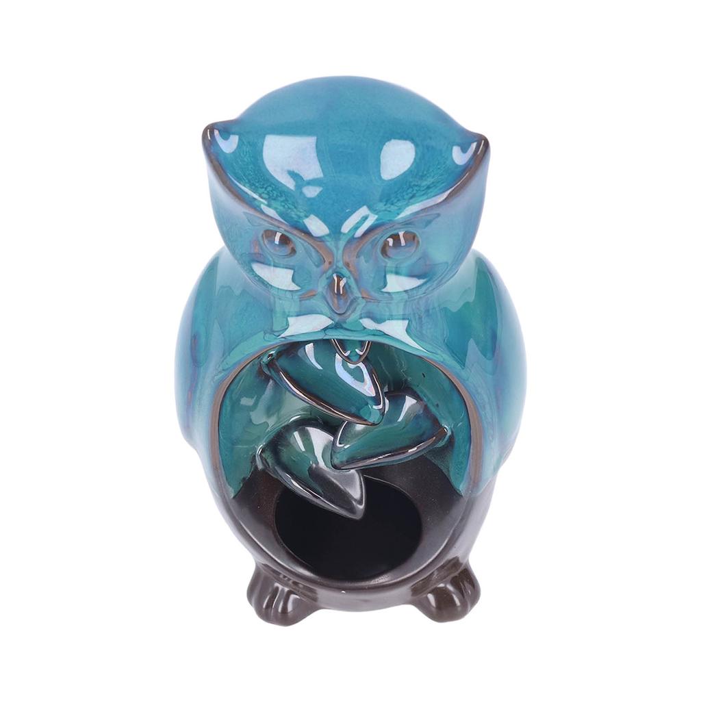 Wasserfall Räuchergefäß Nachteule Premium Keramik Handgefertigt Exquisit Druckentlastung Rückfluss Räuchergefäß