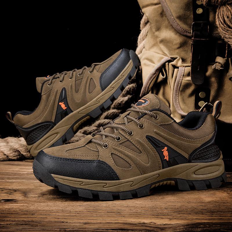 2025 New Paul Hiking Shoes Men's Outdoor Waterproof Hiking Hiking Off-road Charging Sports Camping Shoes Men