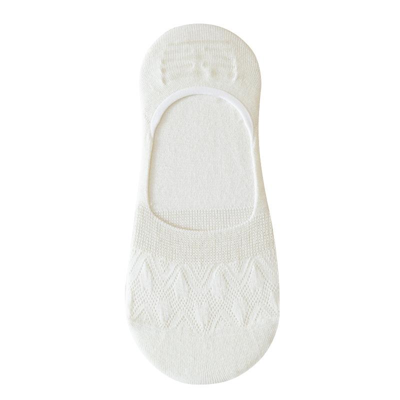 

Summer Mesh Boat Socks for Women, Breathable Cut-out Shallow Mouth Solid Color Invisible Socks, Boneless Short Socks for Women 1 pair