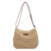 Women Fashion Summer Straw Crossbody Bag Beach Holiday Shopping Woven Shoulder Handbag Messenger Purses for Women Bags