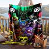 Warm Flannel Blanket Five Nights At Freddy’s Pattern, Lightweight Comfortable Throw Blanket for Bed Sofa Use