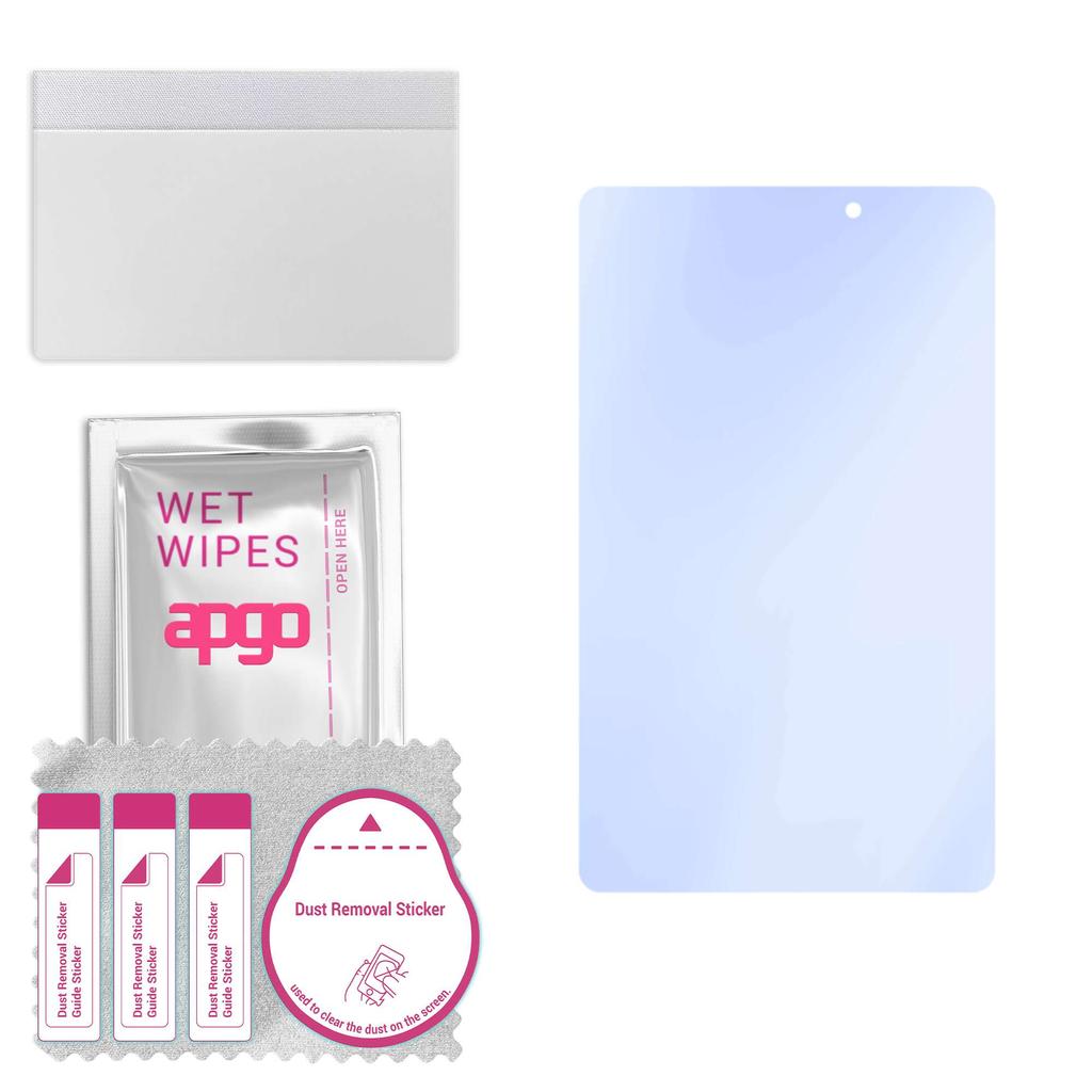 apgo Ultra-Clear 9H Hybrid Protective Glass Compatible with Huawei MatePad T8 LTE Kirin, Flexible Nano Glass, Great Replacement for Tempered Glass, Sc