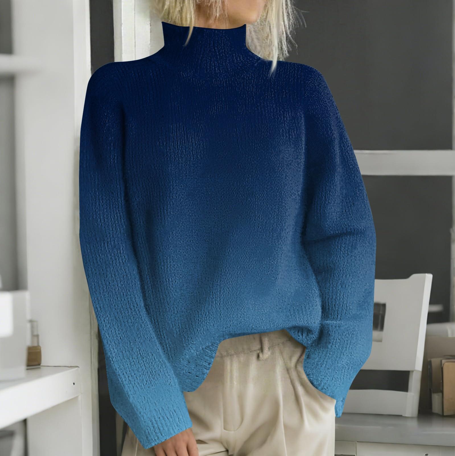 Рождественские толстовки для женщин Вязаный свитер Милая рубашка Осенняя водолазка — фото 11