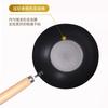 20cm Mini Cast Iron Stir Fry Pan Non-Coated Pre-Seasoned Single ServingCompatible Lightweight Home Cooking