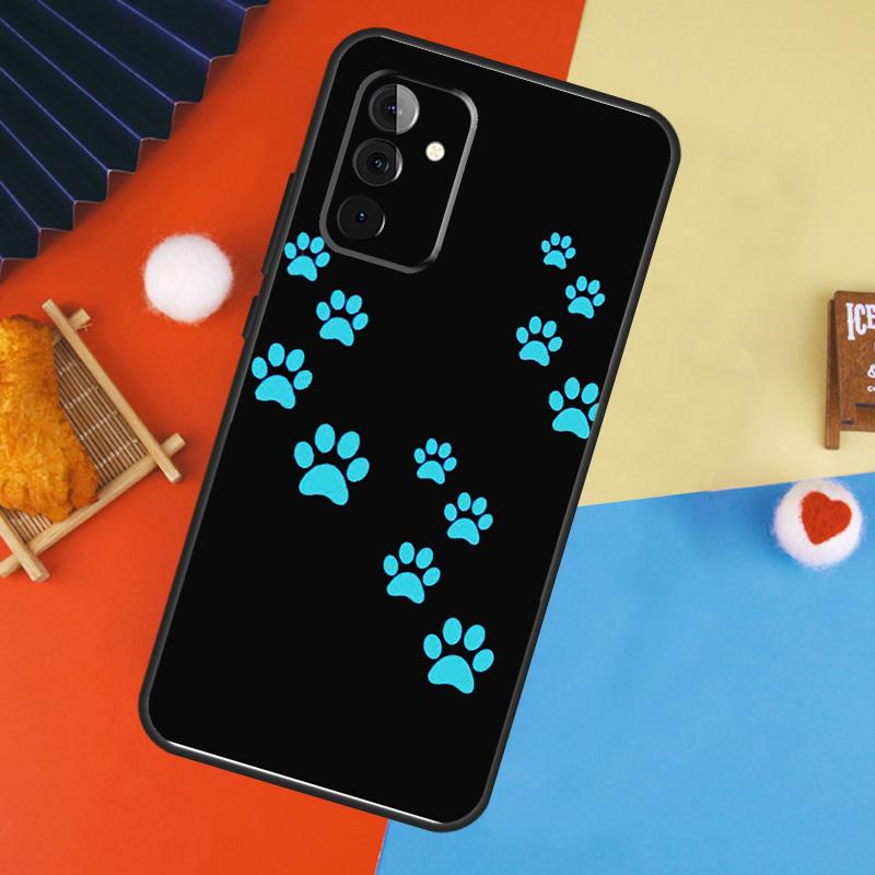 Cat Dog Paw Design Case For Samsung Galaxy A53 A33 A13 A54 A34 A14 A56 A36 A16 A06 A12 A32 A52 A35 A17 A15 A55