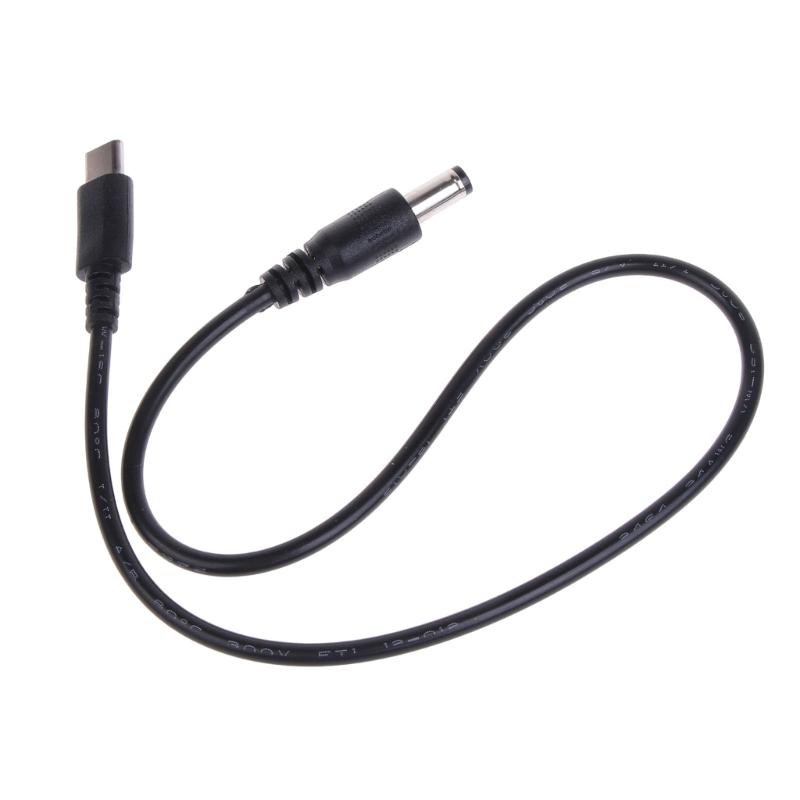 USB C To DC5.5x2.1mm Power Cable Support 5V3A USB C Male To DC5521 Male Charging Cord For Routers Cameras