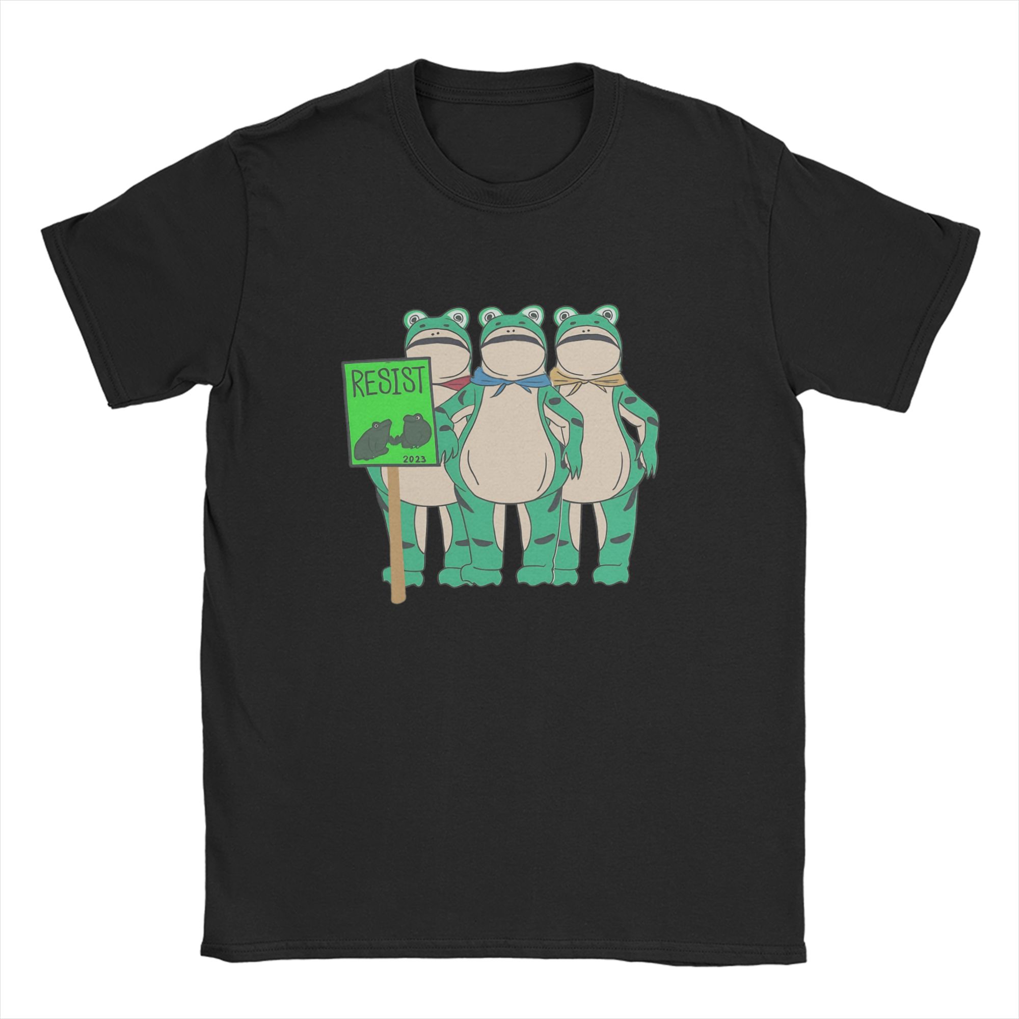 

Men Portland Frog Resist T Shirt 100% Cotton Clothing Vintage Short Sleeve Crew Neck Tee Shirt Summer T-Shirt 5XL різнокольоровий