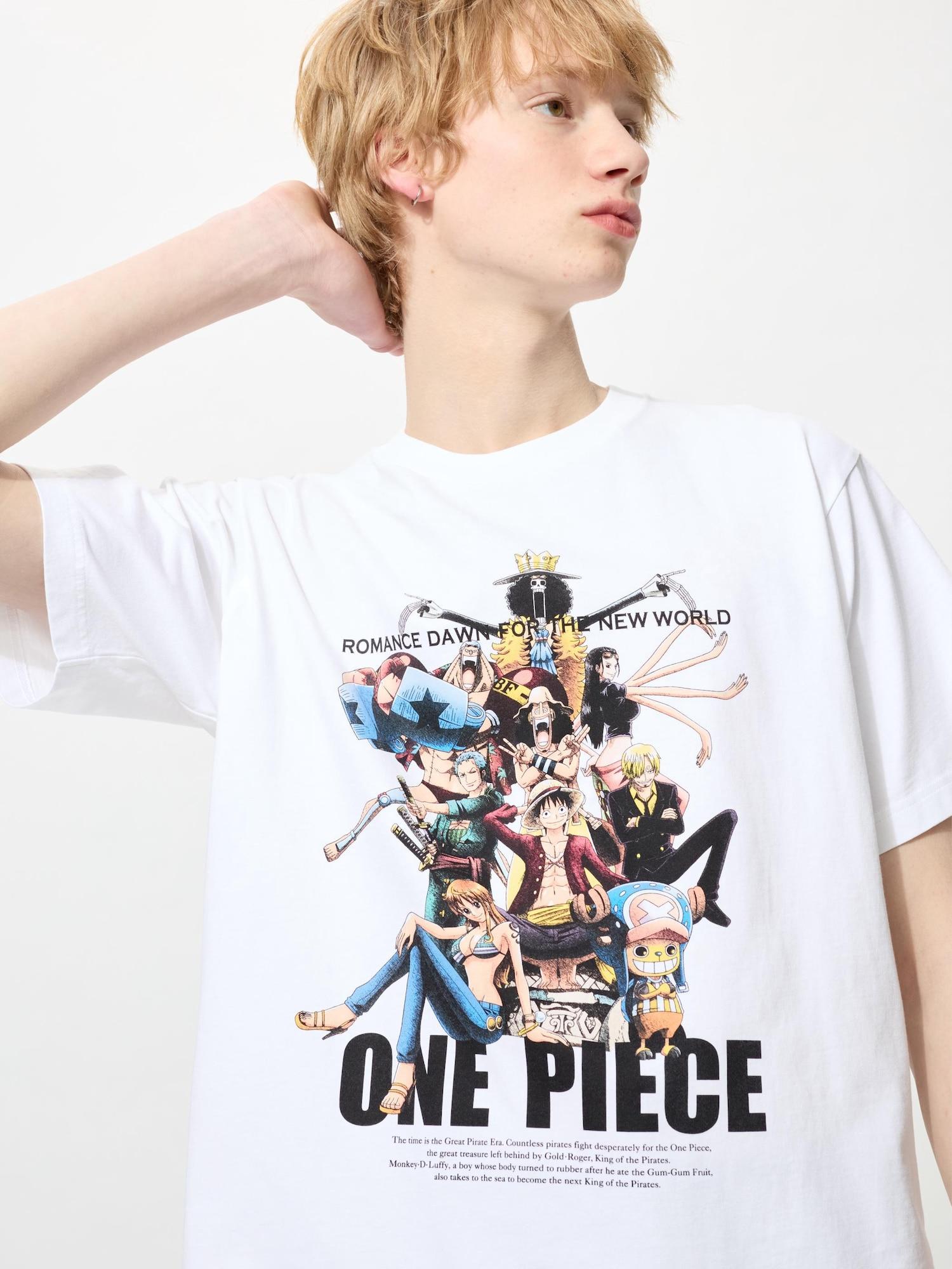 

Uniqlo One Piece UT Графическая футболка с коротким рукавом D 00 WHITE/UNISEX M