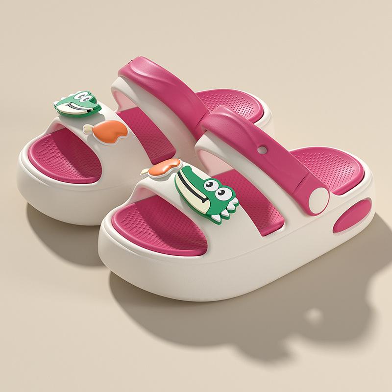 

Детские сандалии Летние нескользящие пляжные туфли для мальчиков Красивые шлепанцы с мягкой подошвой для мальчиков Двойной способ носки для детей среднего и старшего возраста 26-27