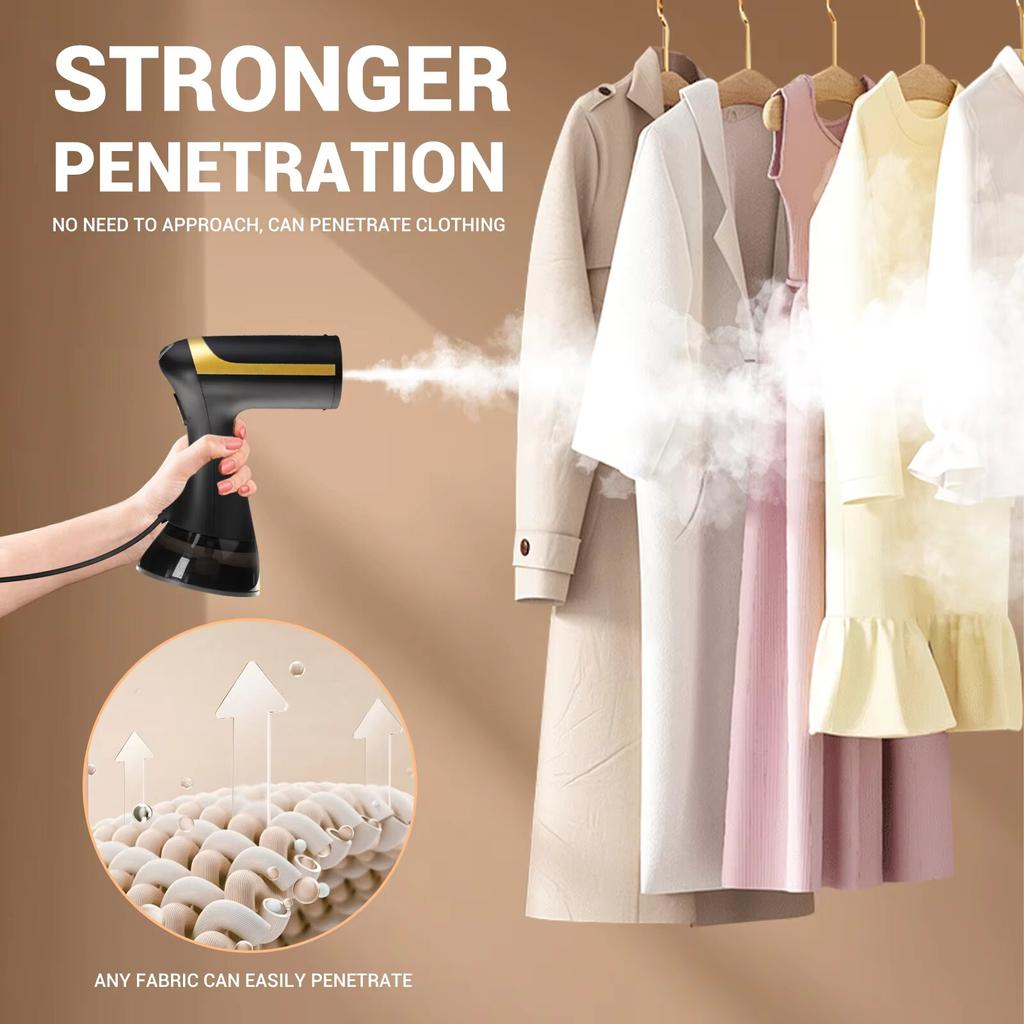 Hand Holding Portable Garment Steamer Iron Steam Cleaner For Cloth 1500W 350ml Garment Hanging Steamer Clothes Ironing Machine