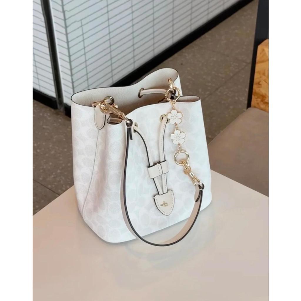 C Home Rowan Bucket Bag Casual Versatile Large Capacity Tote Bag 2025 New Drawstring Crossbody Shoulder Bag