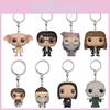Potter Pop Funko Keychain Keyring Pendant Merch Figures Xmas Gift Kids For