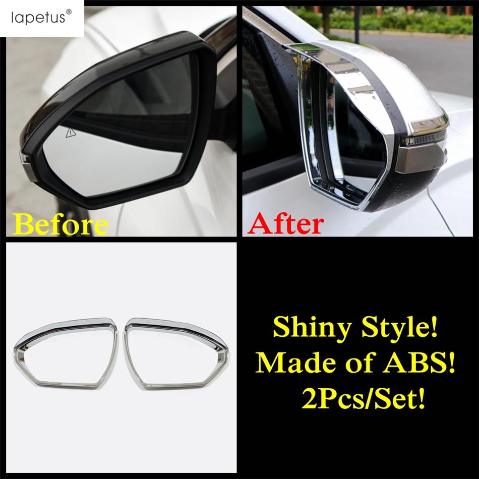 Для Hyundai Tucson NX4 - 2026  Козырек от дождя на зеркало заднего вида автомобиля Отделка ABS Хром / Углеродное волокно Аксессуары Внешний вид Shiny Style