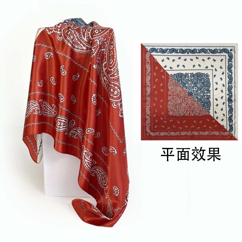 Small square scarf silk scarf men's neck protection scarf professional wear with shirt thin scarf 70x70 scarf