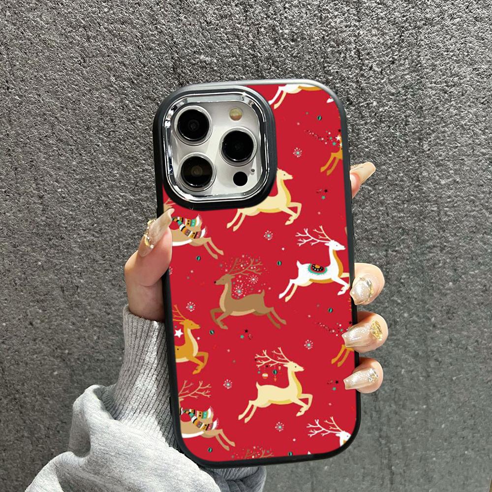 N115 Веселый рождественский дизайн С Новым годом Мягкие чехлы для телефонов iPhone 16Pro — фото 8